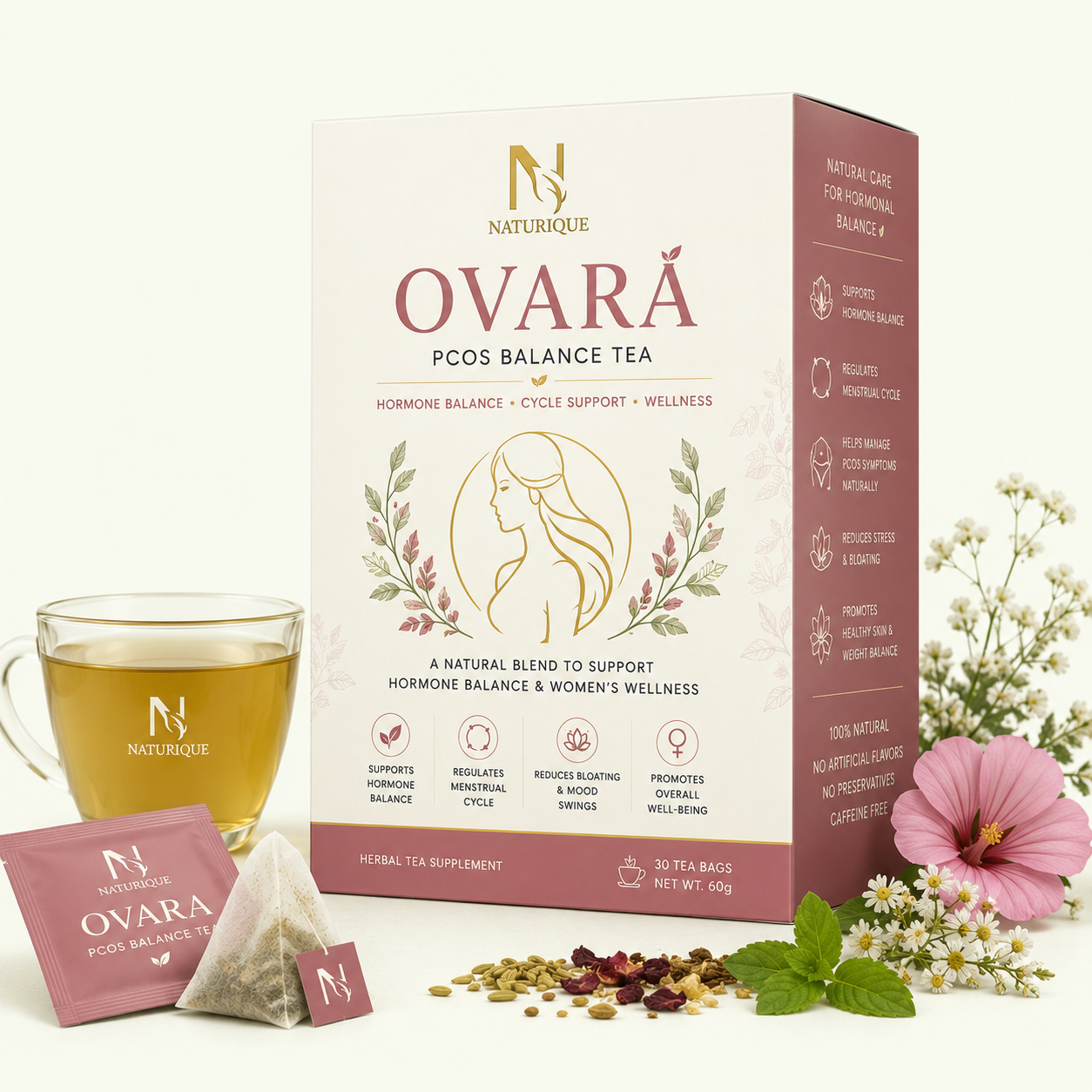Ovara – Herbal PCOS Balance Tea
