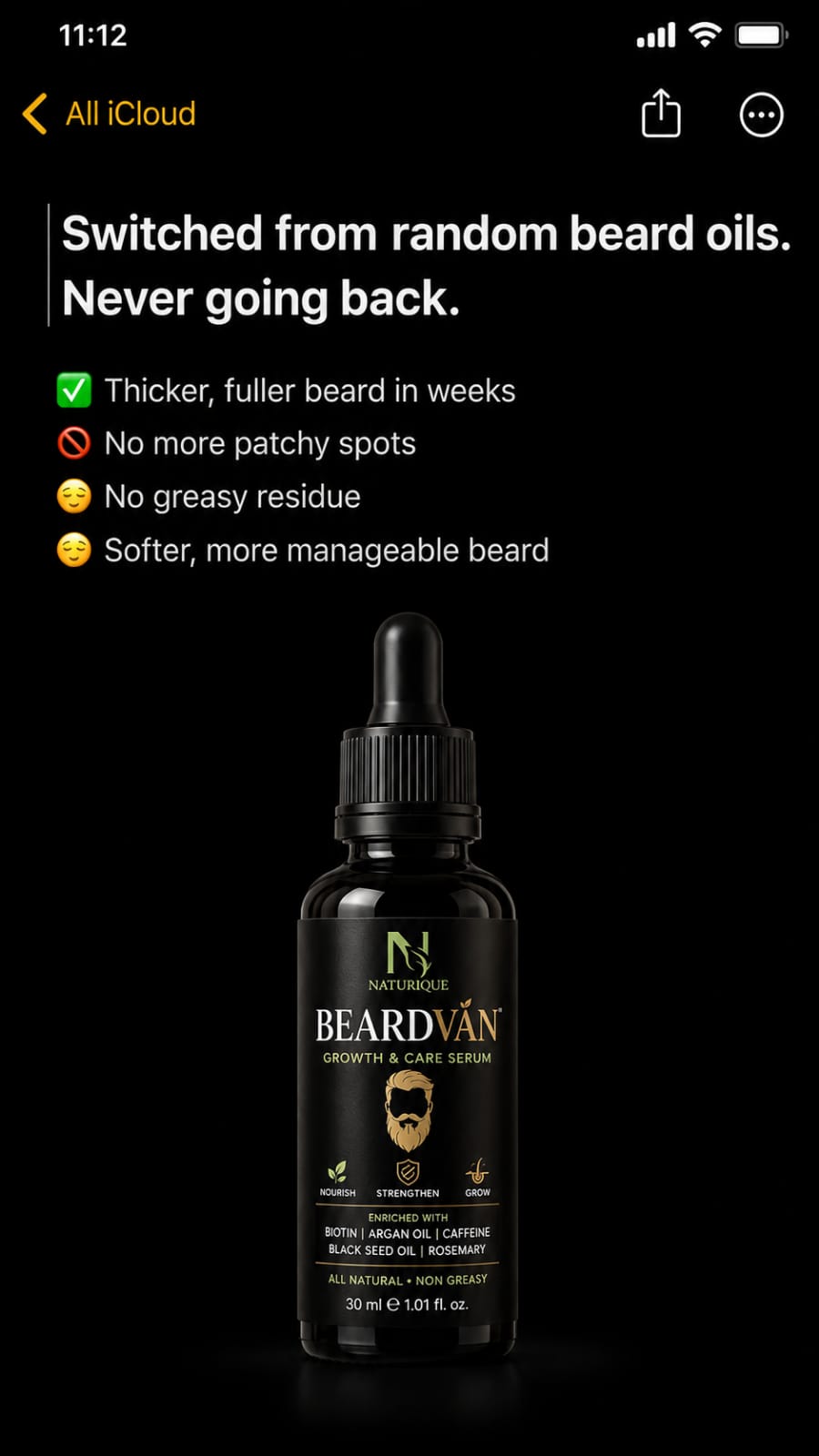 Beardvan – Herbal Beard Growth Oil